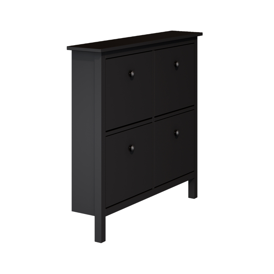 Обувница "Кымор" (1070*1010*220 мм.) №5031070205 (чёрный) (Лузалес-РФ)