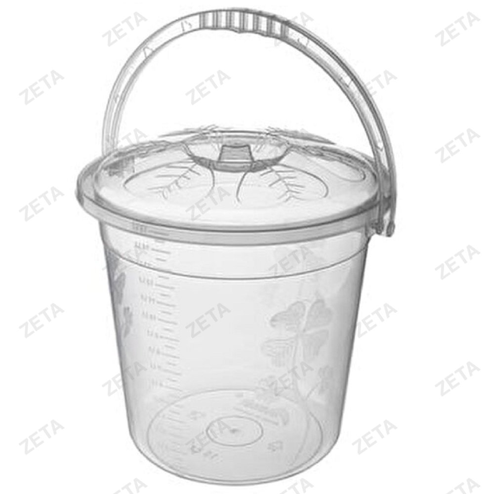 Ведро 15 л. с крышкой № ASD104