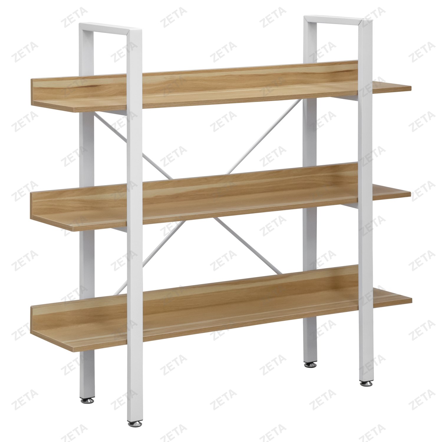 Стеллаж 3 полки (1200х280х1080 мм.) №S-13 (белый) (ВИ)