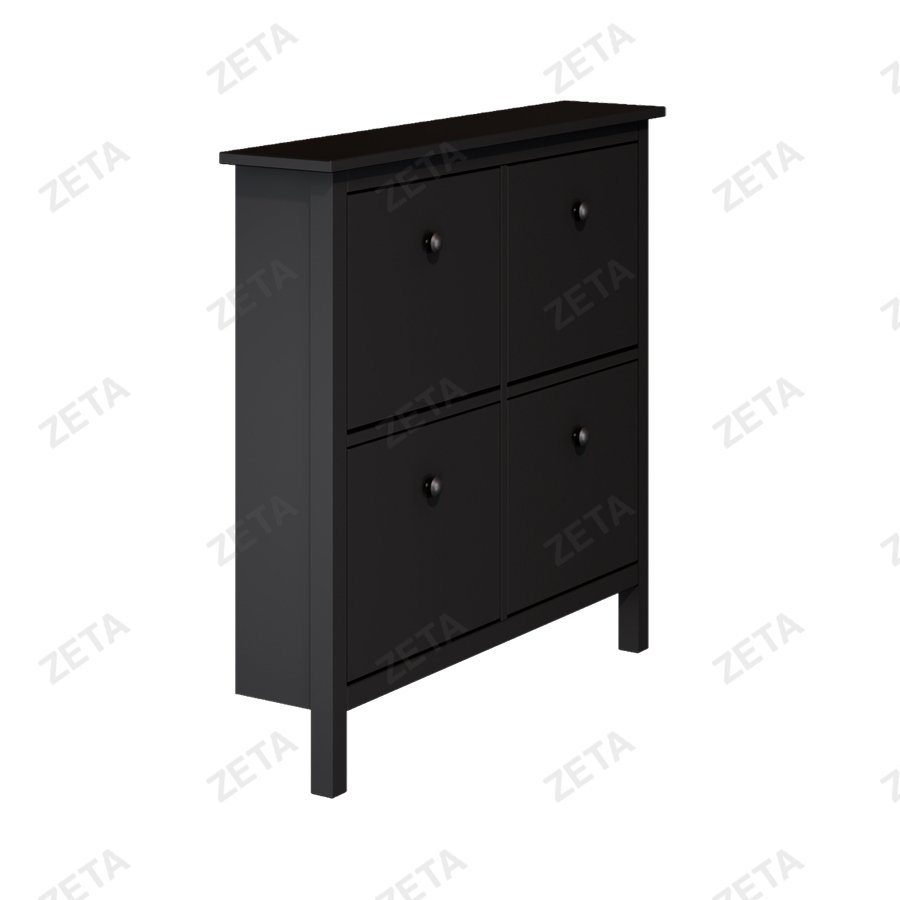 Обувница "Кымор" (1070*1010*220 мм.) №5031070205 (чёрный) (Лузалес-РФ)